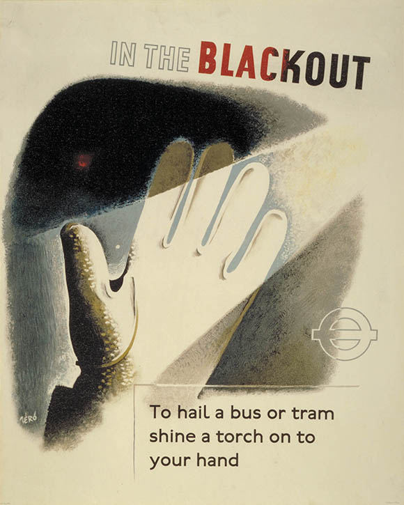 'In the blackout, to hail a bus or tram shine your torch onto your hand'