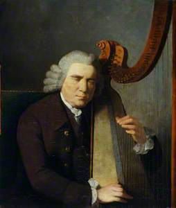 The Blind Harpist, John Parry (d.1782)