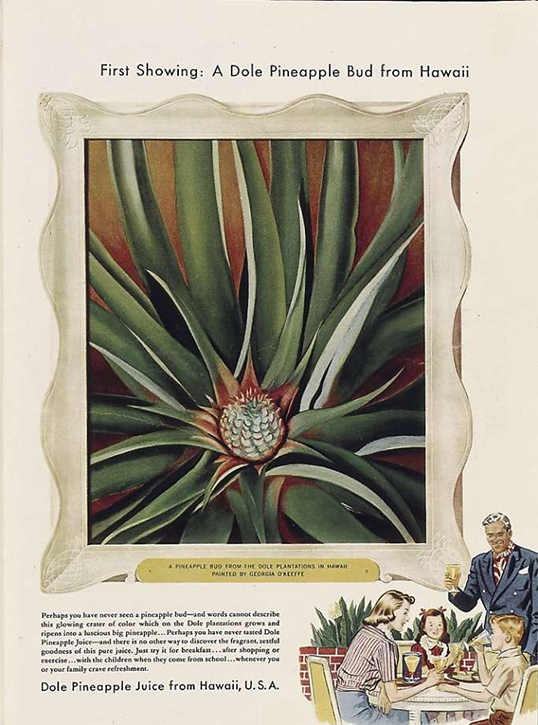 'Pineapple Bud' advertisement designed for Dole Pineapple 