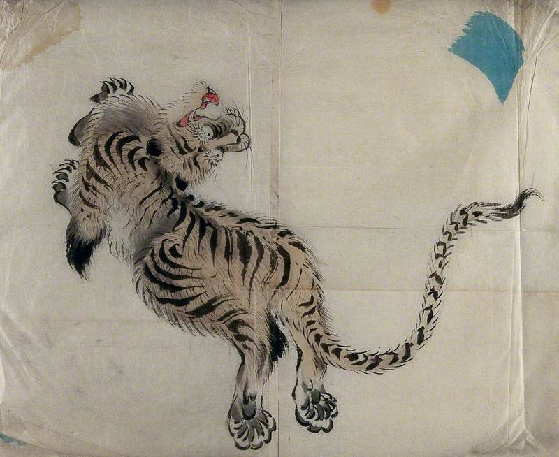 A Leaping Tiger