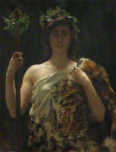 Young Girl Draped in a Tiger Skin (once said to be Bacchus)