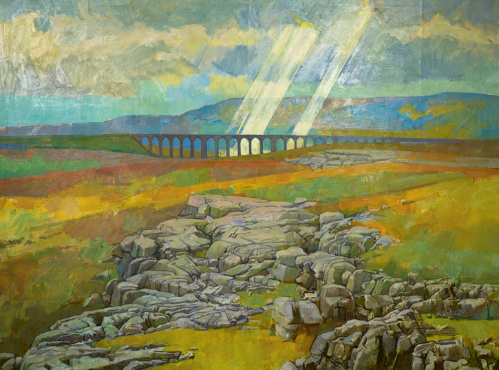 Ribblehead Viaduct with Fingers of God