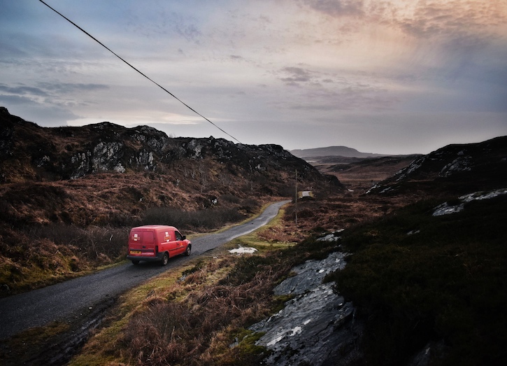 The post van, Colonsay