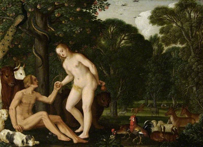 Adam and Eve in Paradise