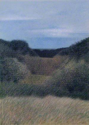 Valley View (Pointillist Landscape)