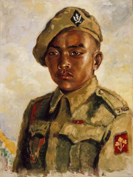 Rifleman Thaman Gurung (1924–1944), VC, 1st Battalion, 5th Royal Gurkha Rifles (Frontier Force)