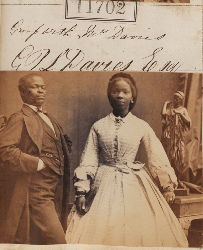 James Pinson Labulo Davies (1828–1906) and Aina (Sarah Forbes Bonetta, later Davies) (1843–1880)